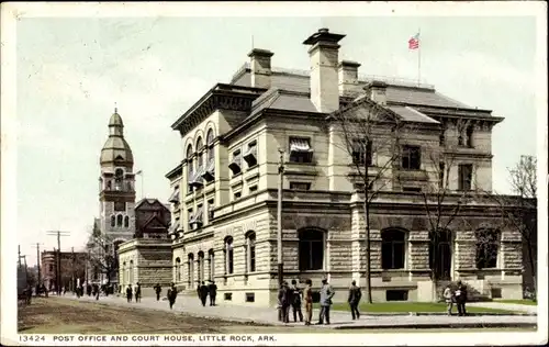 Ak Little Rock Arkansas USA, Postamt, Gerichtsgebäude