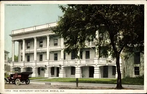 Ak Mobile Alabama USA, Inge Bondurant Sanatorium