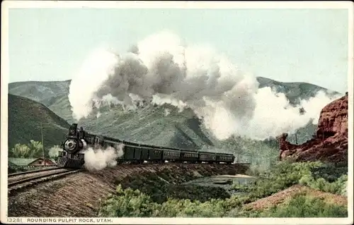 Ak Utah USA, Rounding Pulpit Rock