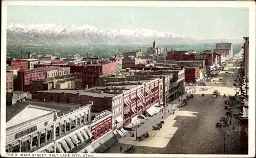 Ak Salt Lake City Utah Vereinigte Staaten, Main Street