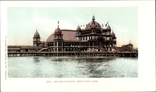 Ak Utah USA, Great Salt Lake, Saltair Pavilion