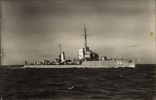 Foto Ak Deutsches Kriegsschiff TG, Tiger, Torpedoboot, Kriegsmarine