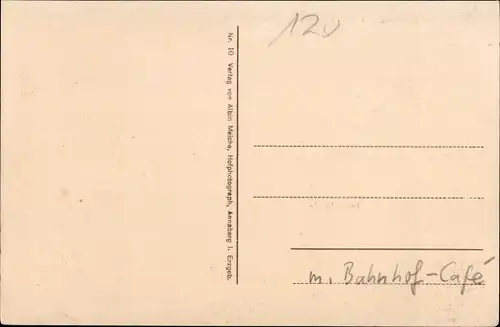 Ak Neudorf Sehmatal Cranzahl im Erzgebirge, Bethelehemstift, Bahnhofstraße