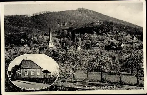 Ak Alsbach Hähnlein an der Bergstraße Hessen, Gasthaus und Pension Zum Bergsträßer Hof