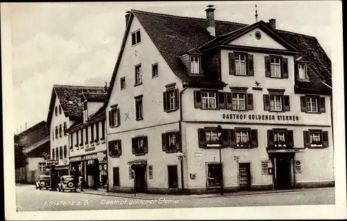 Ak Konstanz am Bodensee, Gasthof Goldener Sternen