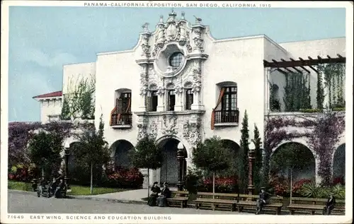 PC San Diego California USA, Panama California Exposition, East Wing, Science Education Building