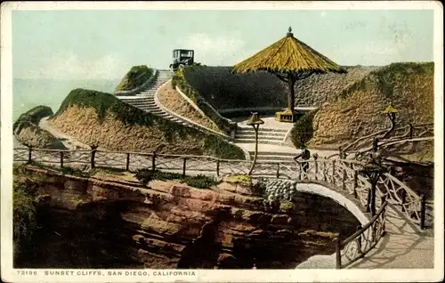 Ak San Diego Kalifornien USA, Sunset Cliffs