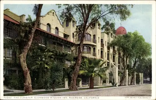 Ak Riverside County Kalifornien USA, Glenwood Mission Inn, The Cloister