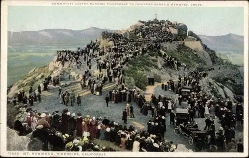 Ak Riverside County Kalifornien USA, Mount Rubidoux