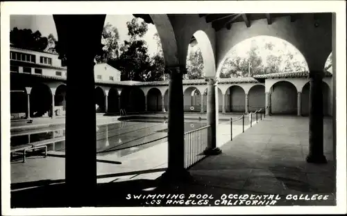 Ak Los Angeles Kalifornien USA, Schwimmbad, Occidental College