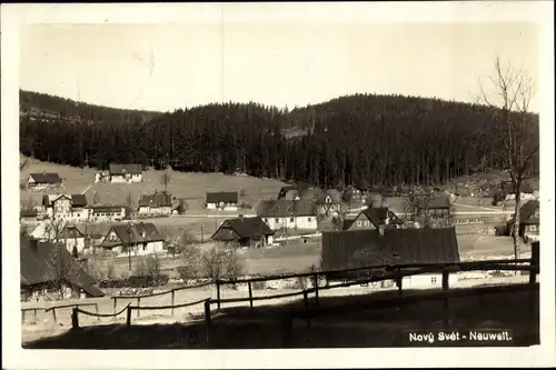 Ak Nový Svět Neuwelt Harrachov Harrachsdorf Riesengebirge Region Reichenberg, Gesamtansicht