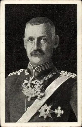 Ak Prinz Rupprecht von Bayern, Portrait in Uniform