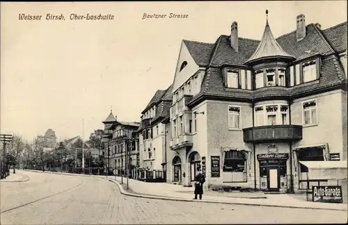 Ak Dresden Weißer Hirsch, Ober-Loschwitz, Bautzner Straße, Konditorei