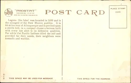 Ak Laguna Pueblo New Mexico USA, Panorama