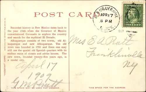 Ak Albuquerque New Mexico USA, Indian Building und Santa Fe Station