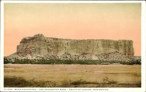 Ak Laguna Pueblo New Mexico USA, Enchanted Mesa