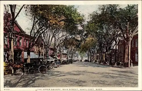 Ak Nantucket Massachusetts USA, The Upper Square, Main Street