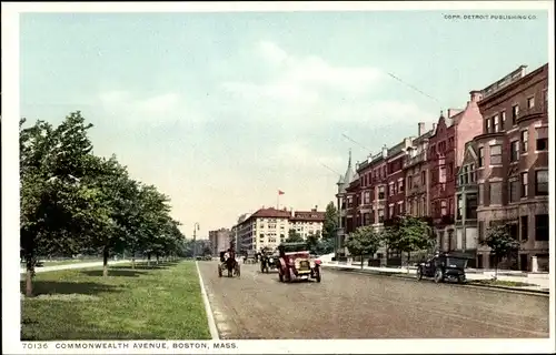 Ak Boston Massachusetts USA, Commonwealth Avenue
