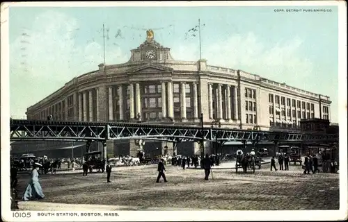 Ak Boston Massachusetts USA, Südbahnhof