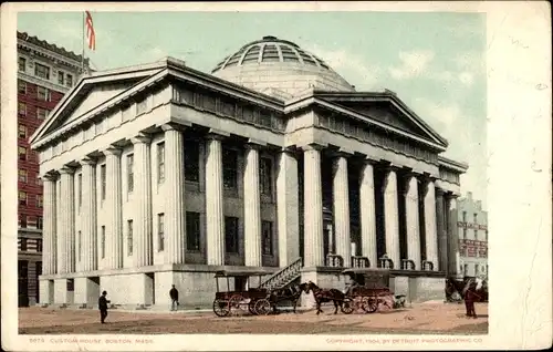 Ak Boston Massachusetts USA, Zollamt