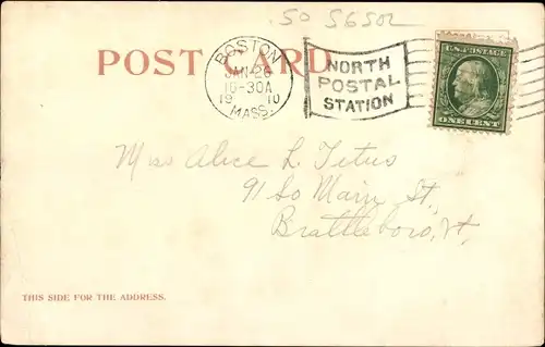 Ak Boston Massachusetts USA, Zollamt