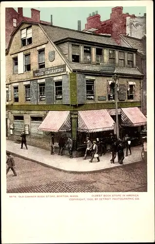 Ak Boston Massachusetts USA, Old Conner Book Store