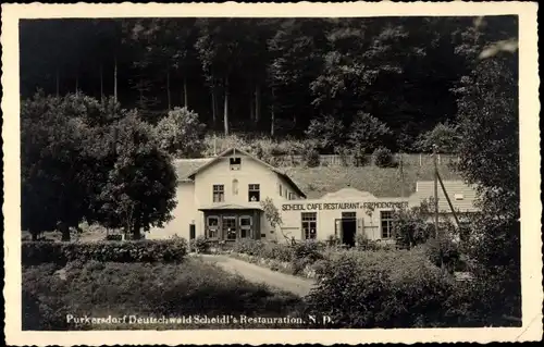 Ak Purkersdorf Niederösterreich, Scheidl's Restauration