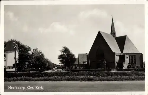 Ak Hoofddorp Haarlemmermeer Nordholland Niederlande, Ger. Kirche