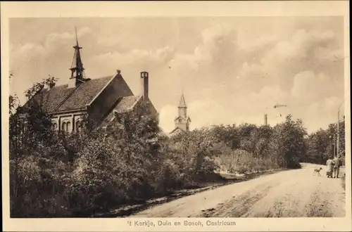 Ak Bosch und Dune Utrecht Niederlande, 't Kerkje, Oastricum