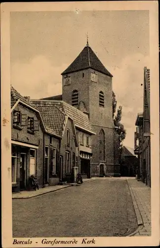 Ak Borculo Gelderland, Gereformeerde Kerk