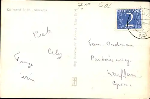 Ak Elten Gelderland, Totalansicht