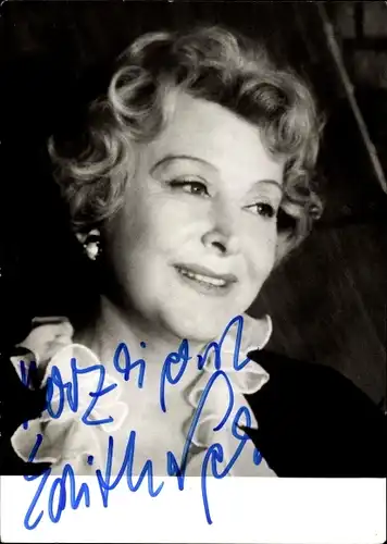 Ak Schauspielerin Edith Schollwer, Portrait, Autogramm