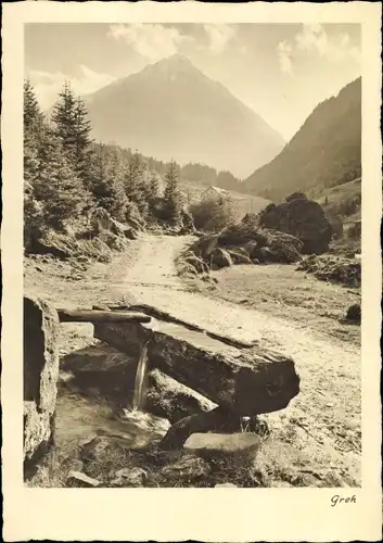 Ak Ranalt Neustift im Stubaital in Tirol, Landschaft, Fotograf Groh