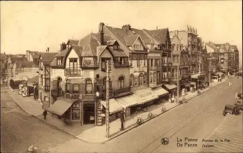 Ak La Panne De Panne Westflandern, Avenue de la Mer