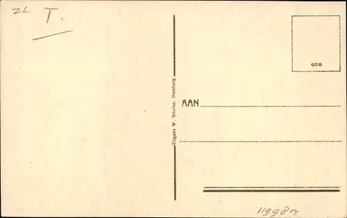 Ak Domburg Veere Zeeland Niederlande, Ooststraat