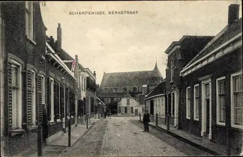 Ak Scherpenisse Zeeland, Kerkstraat