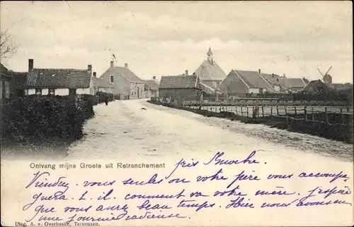 Ak Retranchement Sluis Zeeland, Teilansicht