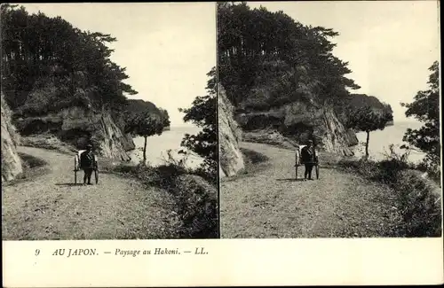 Stereo Ak Hakoni Präf. Kanagawa Japan, Wegpartie