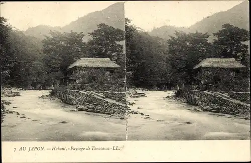Stereo Ak Hakoni Japan, Tonosawa-Landschaft