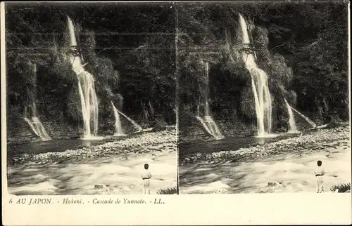 Stereo Ak Hakoni Präf. Kanagawa Japan, Cascade de Yunnoto