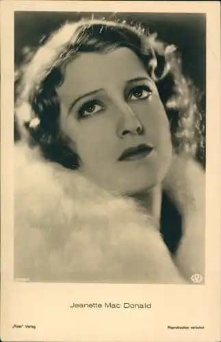 Ak Schauspielerin Jeanette MacDonald, Portrait