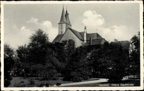 Ak Iserlohn im Märkischen Kreis, Obere Stadtkirche