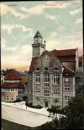 Ak Iserlohn im Märkischen Kreis, Badeanstalt