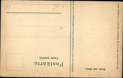 Ak Dampfer auf dem Rhein