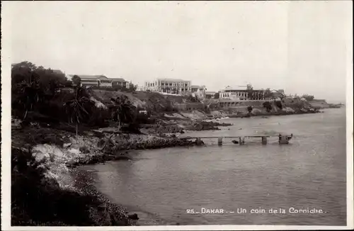 Ak Dakar Senegal, Eine Ecke der Corniche