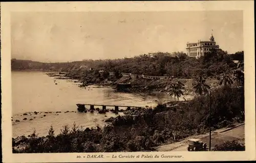 Ak Dakar Senegal, La Corniche und Gouverneurspalast