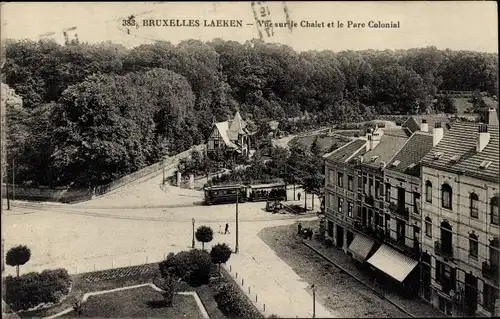 Ak Laeken Brüssel Brüssel, Chalet View, Kolonialpark