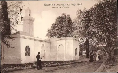 Ak Liège Lüttich Wallonien, Exposition universelle de 1905, Pavillon de l'Algerie