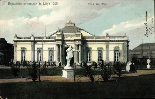 Ak Liege, Weltausstellung 1905, Palais des Fêtes