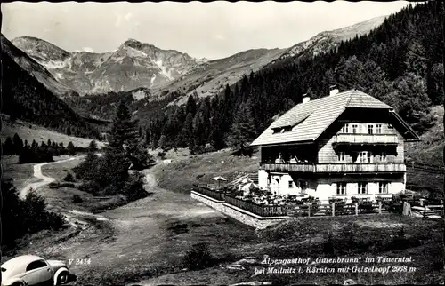 Ak Mallnitz Kärnten Österreich, Alpengasthof Guttenbrunn im Tauerntal